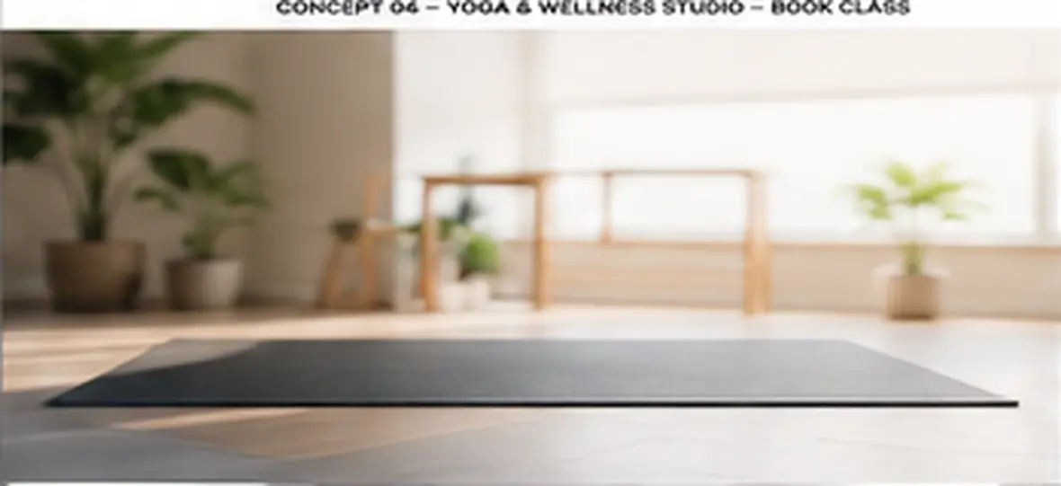 Balance Yoga Studio booking page — Gyms, Studios & Martial Arts website concept