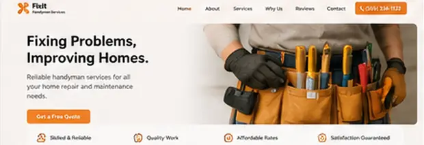 Fixit Handyman Services — Other Businesses website concept